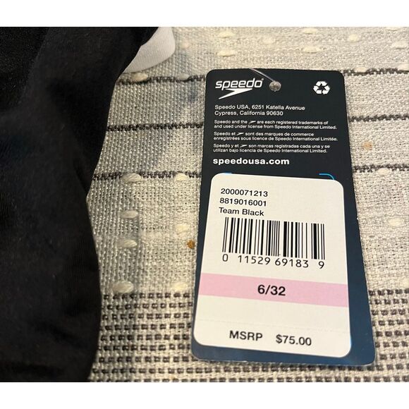 Speedo Swimsuit One Piece Endurance+ Flyback Solid Adult Team Colors -6/32 - Picture 5 of 7